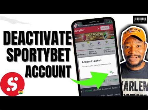 how to deactivate my sportybet account|How To Close, Delete Or Deactivate Your Sportybet Account Easily.